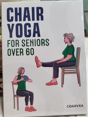 Chair Yoga for Seniors Over 60 - Illustrated Guide